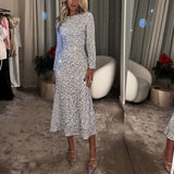 Rochie Marvelis midi cu paiete