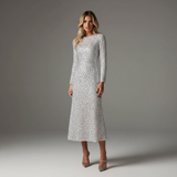 Rochie Marvelis midi cu paiete