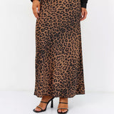 Fusta midi Hyara cu animal print