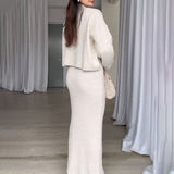 Set Merlyn compus din rochie si bluza