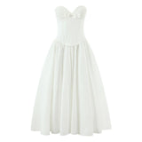 Rochie  midi Bally fara maneci, cu corset la spate