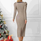 Rochie Mianna cu fundite aplicate