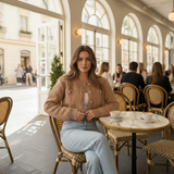 Cardigan elegant Blassy cu buzunare si nasturi