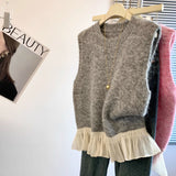 Vesta Falina din tricot fara maneci