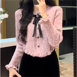 Jerseu Lucia cu terminatii din volanase