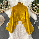 Set Juanna din tricot fin -  compus din rochie  si pulover