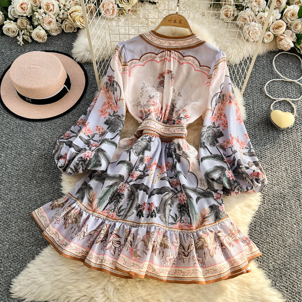 Rochie Cindy cu volanase si cordon