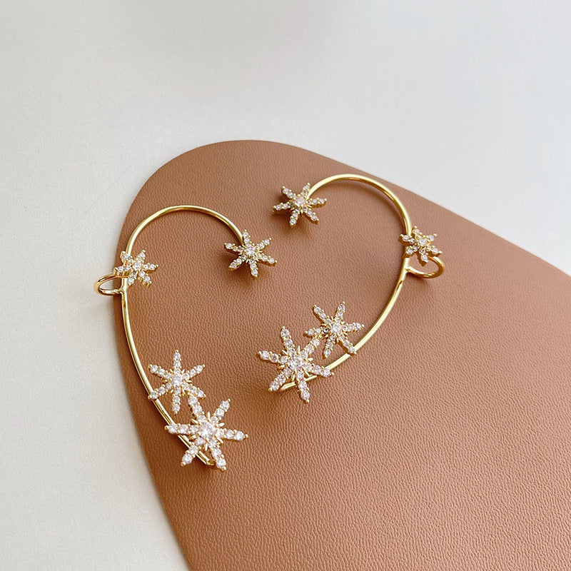 Ornament de ureche cu 4 stelute