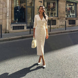 Rochie Carisia cu nasturi aurii si curea inclusa