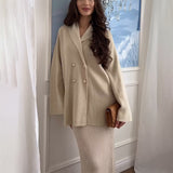 Set Ryana compus din fusta si sacou supradimensionat