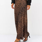 Fusta midi Hyara cu animal print