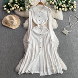 Rochie Ianthe cu nasturi aurii