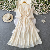 Rochie Pabra, cu broderie si paiete
