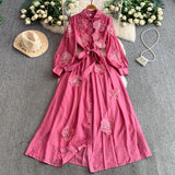 Rochie Padima cu flori brodate