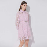 Rochie Daya cu talie accentuata prin curea