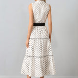 Rochie Rahela cu imprimeu buline