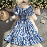 Rochie Unamy cu imprimeu floral si talie elastica