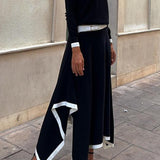 Set Auriell compus din fusta asimetrica si bluza