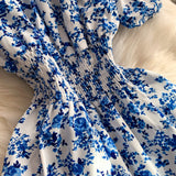 Rochie Unamy cu imprimeu floral si talie elastica