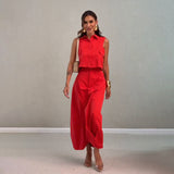 Set Felishia compus din camasa si fusta midi