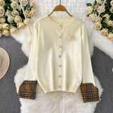 Set Anisia - jerseu si pantaloni din tricot