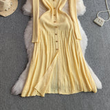 Rochie Ianthe cu nasturi aurii
