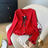 Jerseu Lucia cu terminatii din volanase