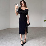 Rochie Gaia cu maneci cazute