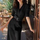 Rochie Yavora din tricot reiat - curea inclusa