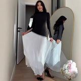 Rochia Serra cu fusta si bluza cu corset la spate