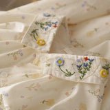 Camasa Antonette cu broderie florala la guler