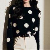 Bluza Ramia cu imprimeu buline