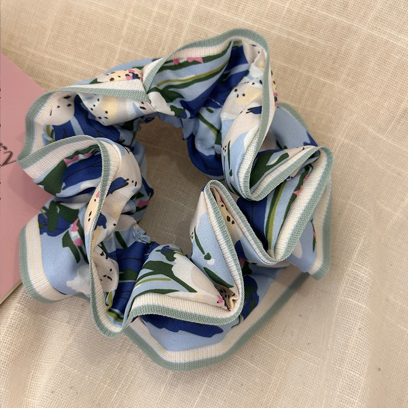 Elastic de par dubla cu imprimeu floral