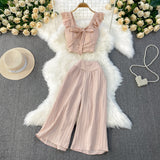 Set Anissa compus din top si pantaloni scurti