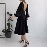 Rochie Alice cu decolteu in V la spate