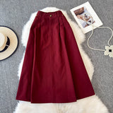 Fusta Fenirra cu talie elastica si croi in A