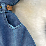 Rochie Denima din denim, curea inclusa