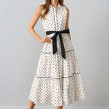 Rochie Rahela cu imprimeu buline