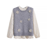 Set Avelora compus din vesta si bluza