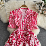 Rochie mini Posana cu nasturi imbracati