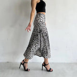 Fusta midi Hyara cu animal print
