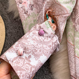 Rochie maxi Rammy cu imprimeu floral si curea in talie