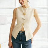 Vesta Taya cu nasturi metalici functionali