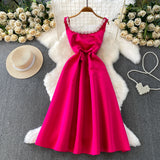 Rochie Angelyn cu perle si fundita