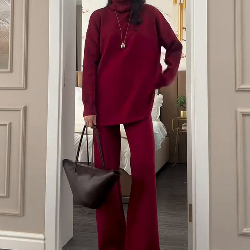 Set Linda - bluza si pantaloni din tricot