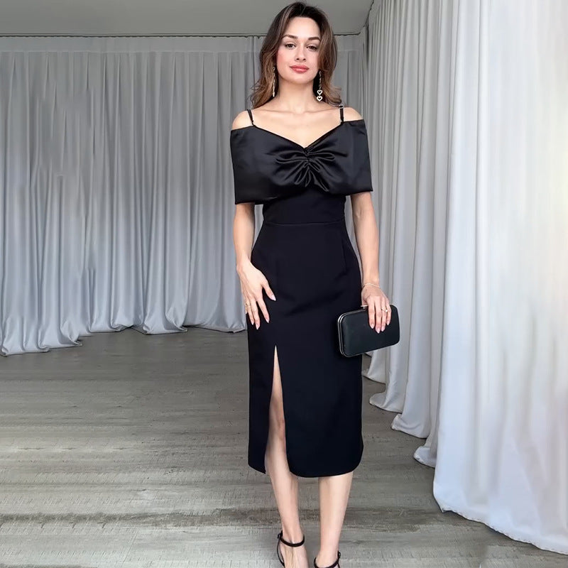 Rochie Gaia cu maneci cazute