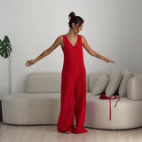 Salopeta Azys fara maneci, cu pantaloni lungi