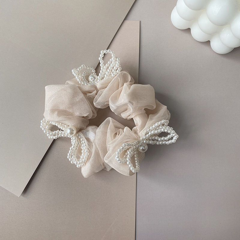 Elastic de par din organza cu fundita