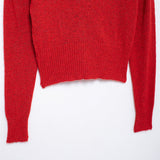 Jerseu Heness din tricot fin cu detaliu floral la umar