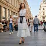 Rochie Rahela cu imprimeu buline